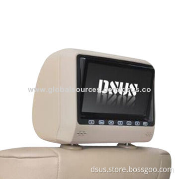 Headrest DVD players, 8" Swivel Screen Headrest DVD Player/Monitor, 6 to 18V DC Power Supply